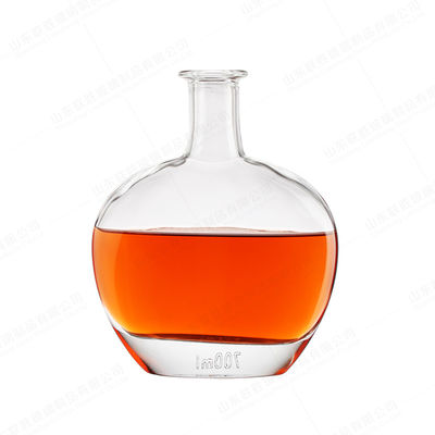 quality Botella de vidrio con logotipo personalizado para bebidas espirituosas Gin Liquor Whisky Rum Tequila Vodka 750ml 700ml factory